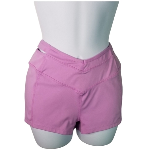 Free People movement pink lilac shorts - Picture 1 of 10